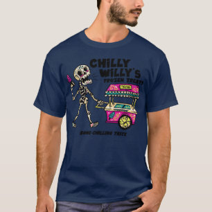 Camiseta Chilly Willys trata o dia engraçado do açúcar mort