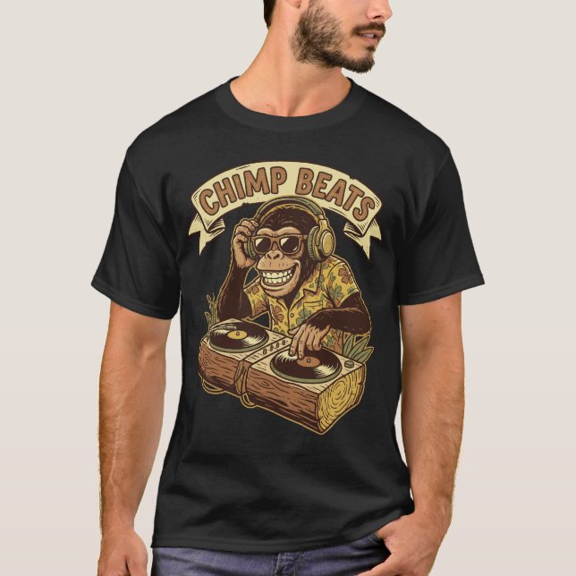 Camiseta Chimp Beats DJ Macaco (Frente)