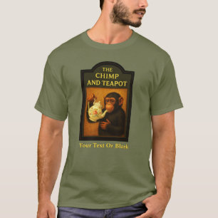 Camiseta Chimp E Teapot Pub