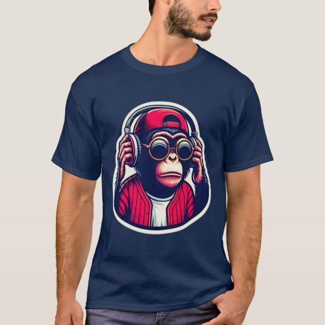 CAMISETA CHIMP IN DA CASA (Frente)
