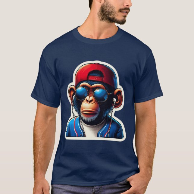 CAMISETA CHIMP NA CASA 7 (Frente)