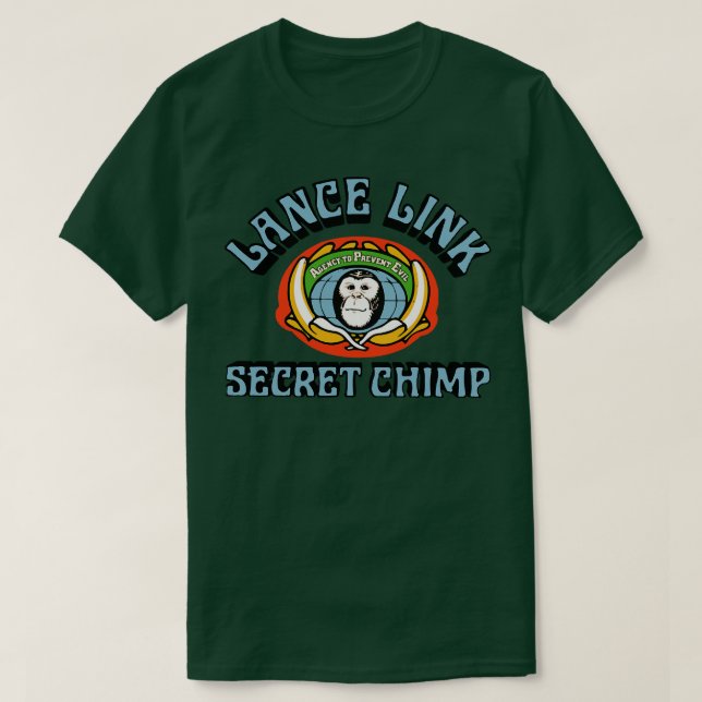 Camiseta Chimp Secreto do Lance Link (Frente do Design)