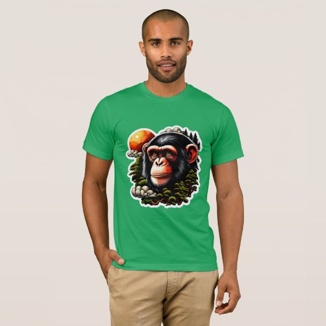 CAMISETA CHIMPANZÉ 7 (Frente Completa)