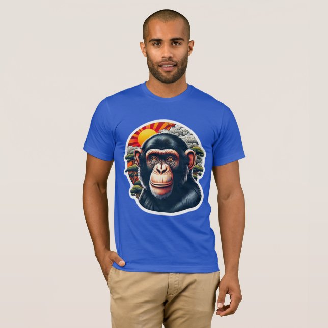 CAMISETA CHIMPANZÉ 8 (Frente Completa)