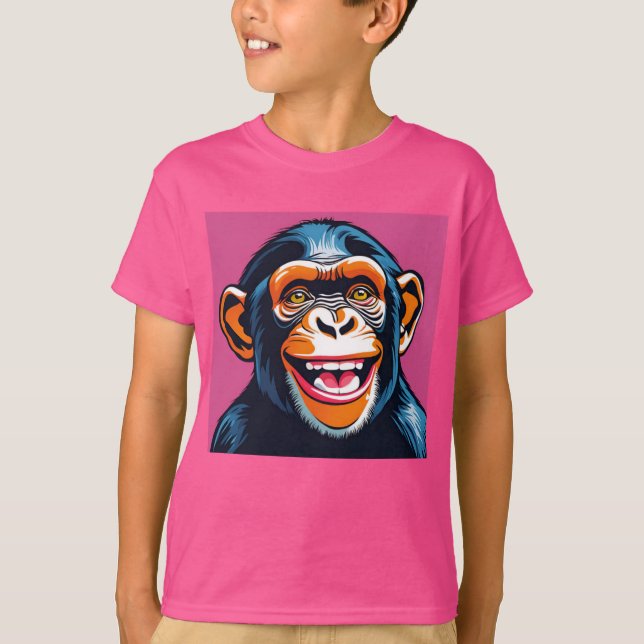 Camiseta Chimpanzé Bonito Ri (Frente)