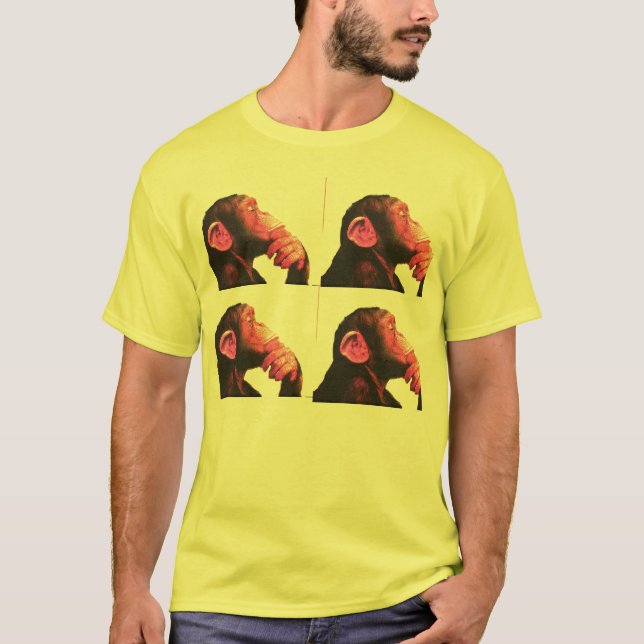Camiseta chimpanzé, chimpanzé, chimpanzé, chimpanzé (Frente)