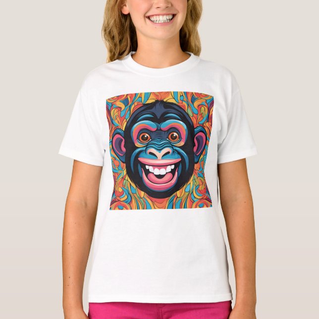 Camiseta Chimpanzé-Cute (Frente)
