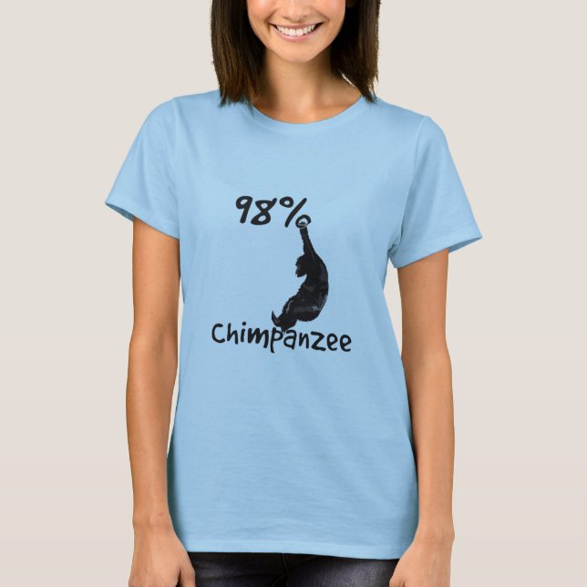 Camiseta Chimpanzé de 98% (Frente)