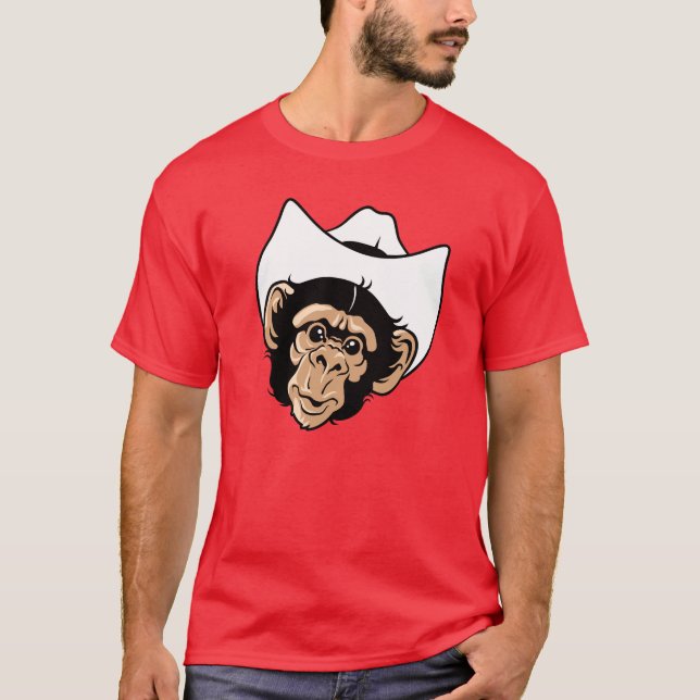 Camiseta Chimpanzé do uísque (Frente)