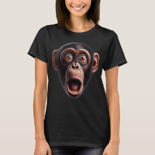 Camiseta Chimpanzé Engraçado Macaco