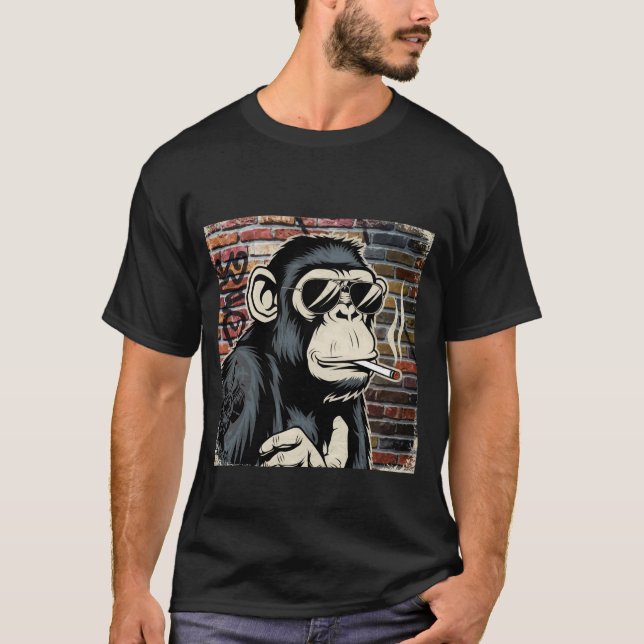 Camiseta Chimpanzé estilizado (Frente)