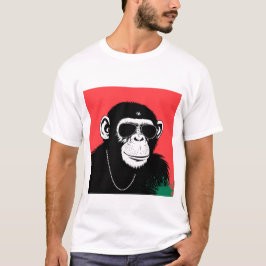 Camiseta Chimpanzé estilizado