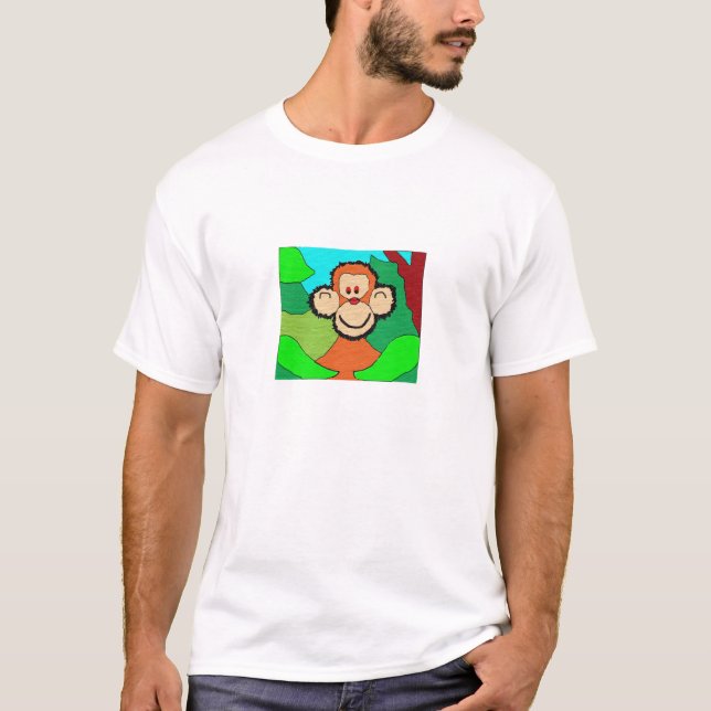 Camiseta Chimpanzé impertinente (Frente)