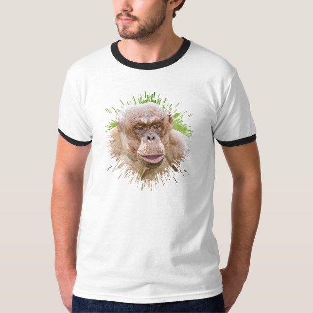 Camiseta Chimpanzé sem Cabelos (Frente)