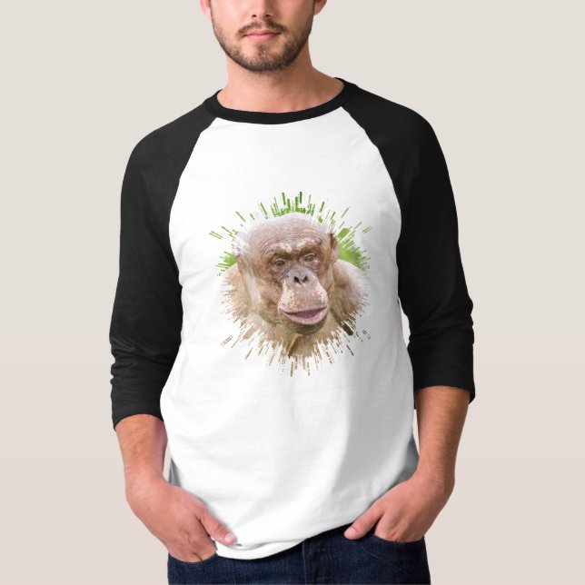 Camiseta Chimpanzé sem Cabelos (Frente)