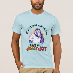 Camiseta chimpanzé um bom ouvinte