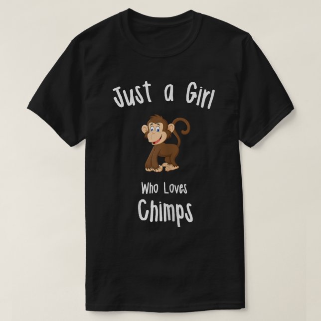 Camiseta Chimpanzee Chimp (Frente do Design)