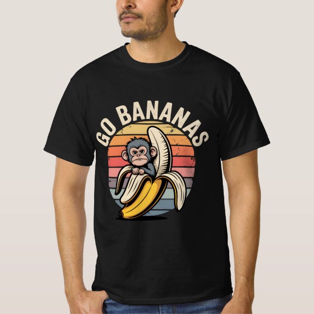 Camiseta Chimpanzini Bananini Funny Oversize (Frente)