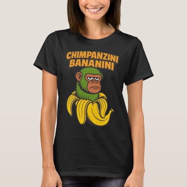 Camiseta Chimpanzini Bananini - Macaco Chimp Engraçado e Ba (Frente)