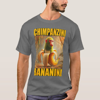 Camiseta Chimpanzini Bananini Memes Italianos de Rotção Cer