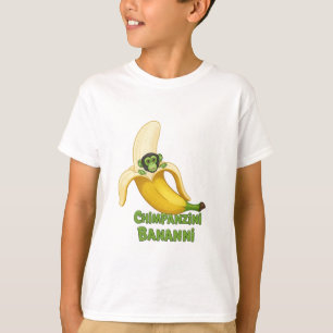 Camiseta Chimpanzini Bananini T-Shirt Funny Italiana Brai