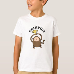 Camiseta Chimpion Cute Champion Chimpanzé Pun