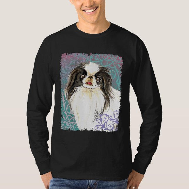 Camiseta Chin Japonês Elegante (Frente)