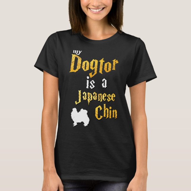 Camiseta Chin Japonês Mens (Frente)