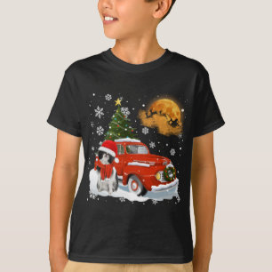 Camiseta Chin Vintage em Japão Carro Vermelho Caminhão Nata