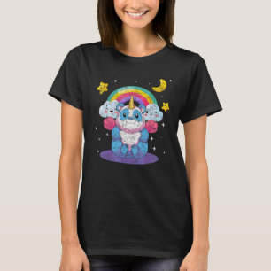 Camiseta China Animal Rainbow Pandacorn Fantasy Panda Bear