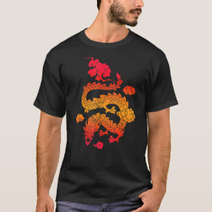 Camiseta China asiática Fantasia Mítica Animal Cria China