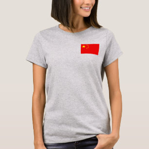 Camiseta China Flag e Map dk T-shirt