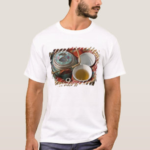 Camiseta China, Hong Kong. Bule de chá tradicional chinês &