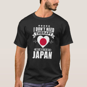 Camiseta China, não preciso de terapia, só preciso ir para