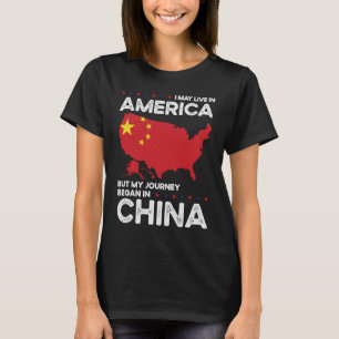 Camiseta China nascer China Americana Cidadania 2