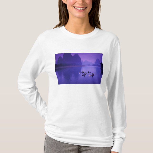 Camiseta China, Rio Li. Pescadores de corormorões. (Frente)