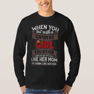 Camiseta China sinaliza homens e mulheres chineses orgulhos