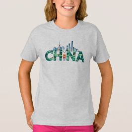 Camiseta China Xangai Temple Panda