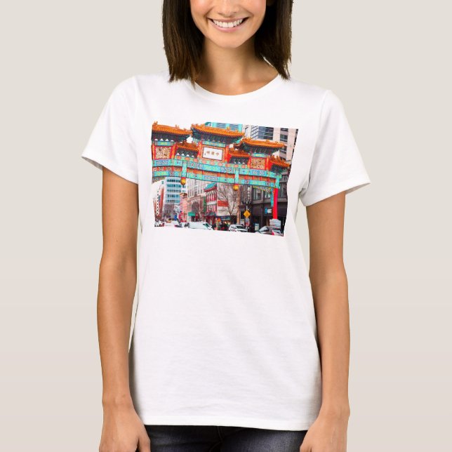 Camiseta Chinatown em Washington DC. EUA (Frente)
