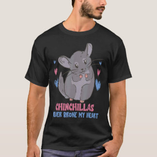 Camiseta Chinchilla Adorável Pet Bonito Nunca Quebrou Meu C