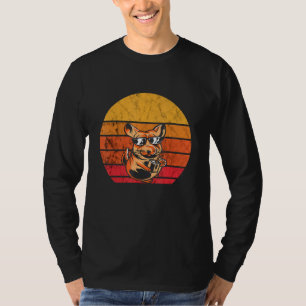 Camiseta Chinchilla Bebe Pet Vintage Sunset Chinchilla