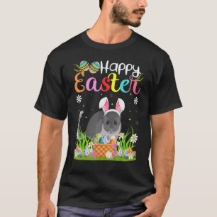 Camiseta Chinchilla Bunny Egg Caça Chinchilla Happy Eas