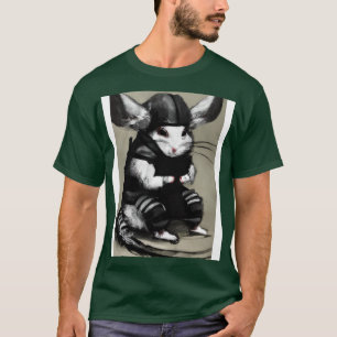 Camiseta Chinchilla com roupa ninja 2