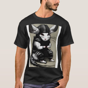 Camiseta Chinchilla com roupa ninja 2