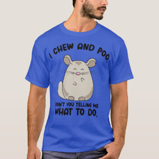 Camiseta Chinchilla Cute Animal Pet Chinchilla Proprietário