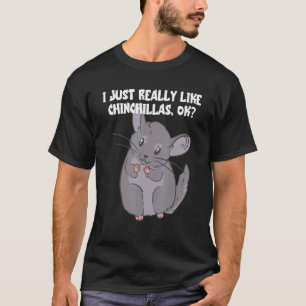 Camiseta Chinchilla Cute Rodent Pet Chinchilla Ears Pet