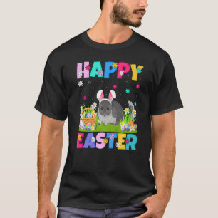 Camiseta Chinchilla Felz pascoa Bunny Chinchilla Páscoa S