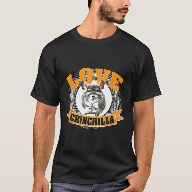 Camiseta Chinchilla Love (Frente)