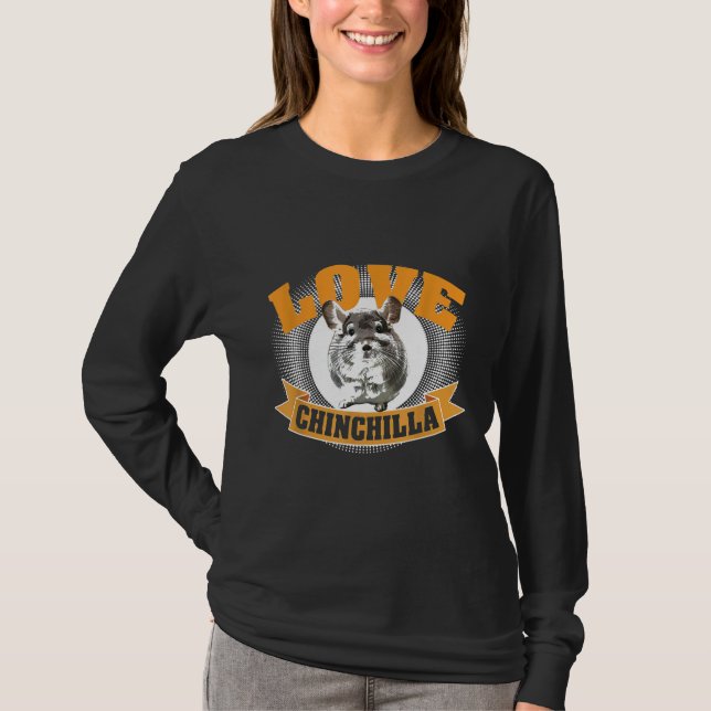 Camiseta Chinchilla Love (Frente)