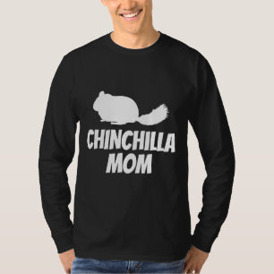 Camiseta Chinchilla Mãe Cute Chinchilla Pe White
